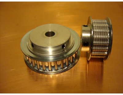 T5 Timing Pulley 10mm wide tapped with grubscrews T5 Timing Pulley 10mm wide tapped with grubscrews